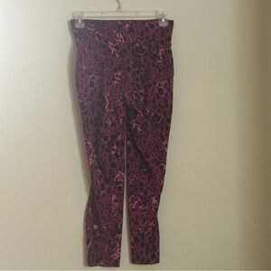Lululemon Athletica Purple Patterned Leggings